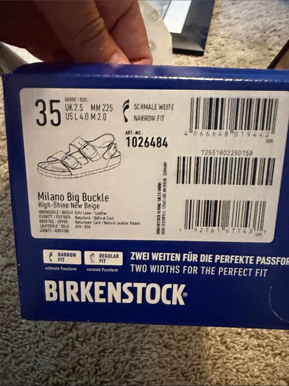 Birkenstock Kids Milano Big Buckle Sandals in Beige